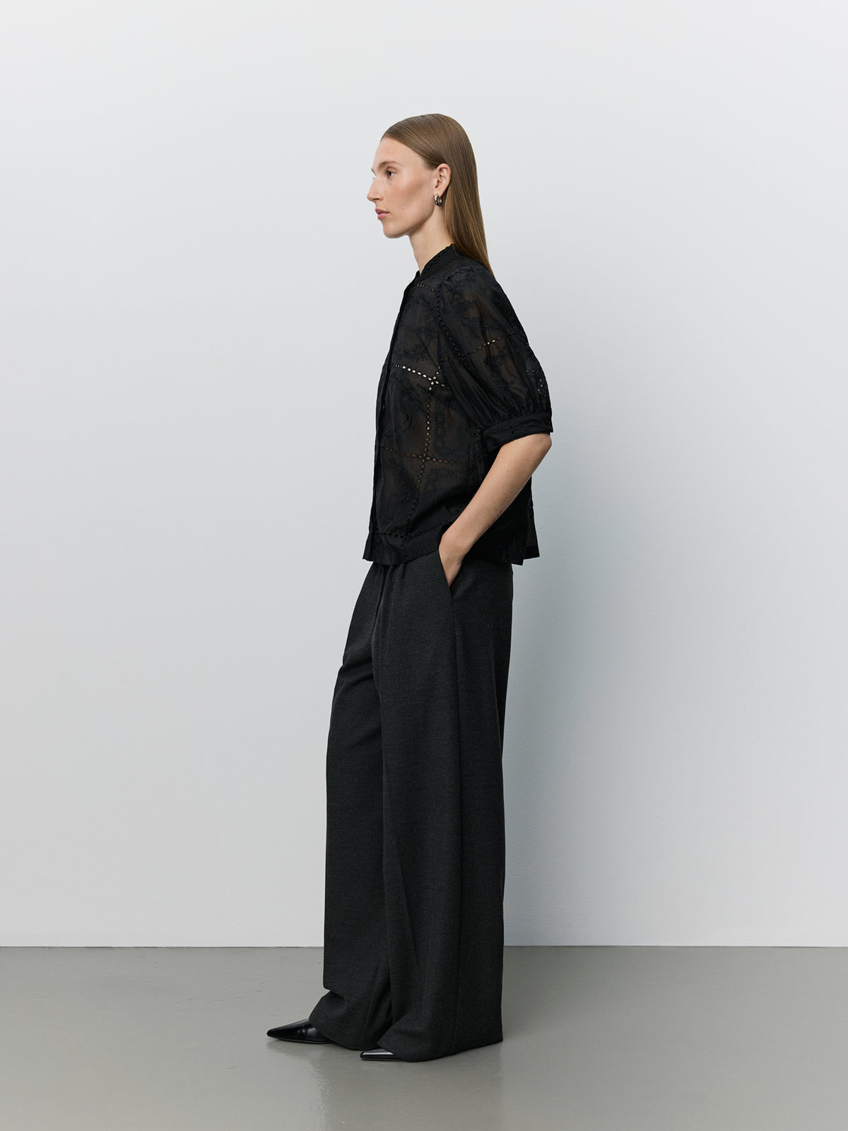 Sofie Schnoor WOMEN ALESSIASW BRODERI SKJORTE Skjorte 1000 Black