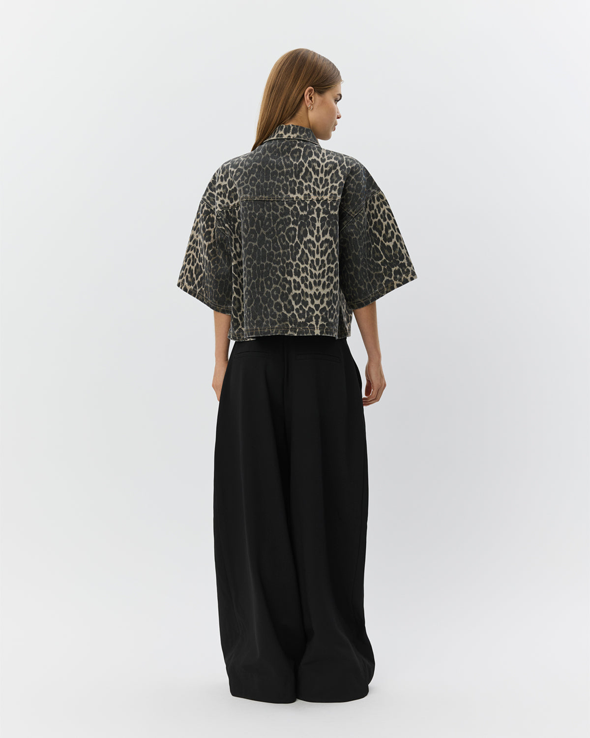 Sofie Schnoor WOMEN ALINESW DENIM SKJORTE Skjorte 9086 Light brown leopard