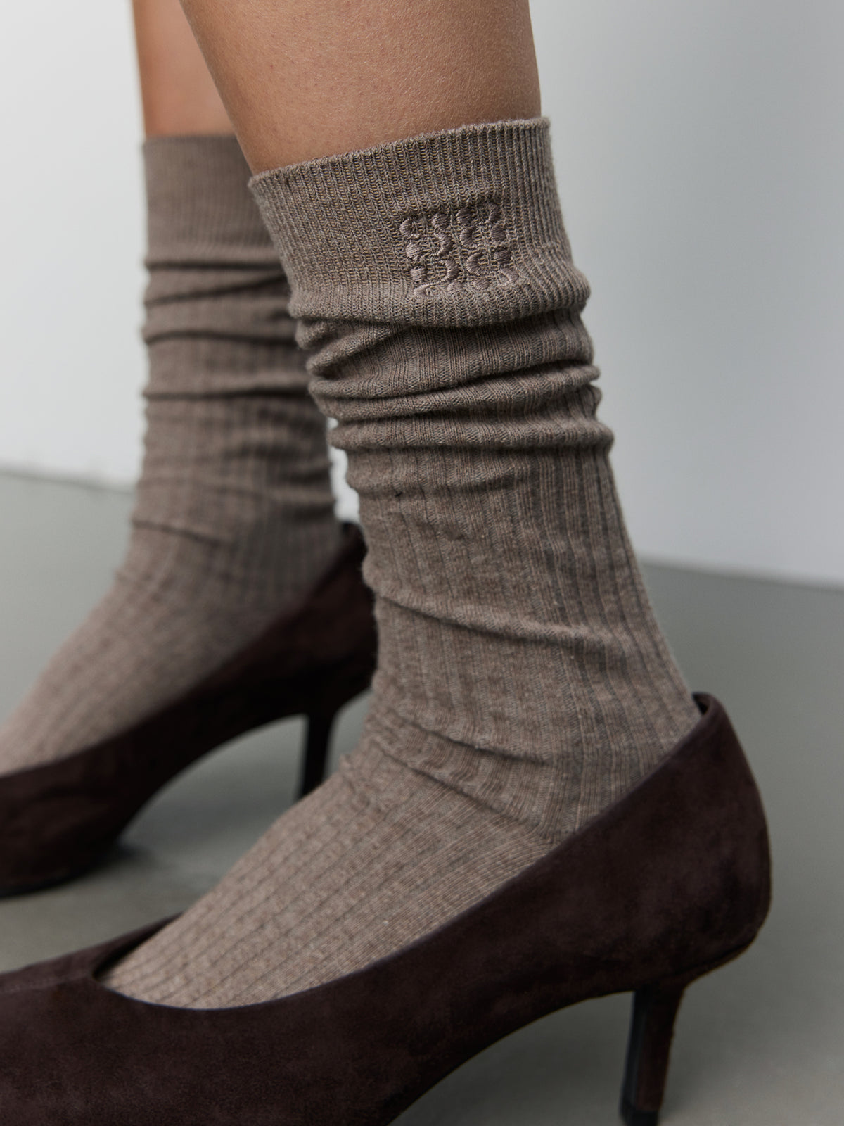 Sofie Schnoor WOMEN BEATHA KNEE SOCK Strømper 7050 Camel Melange