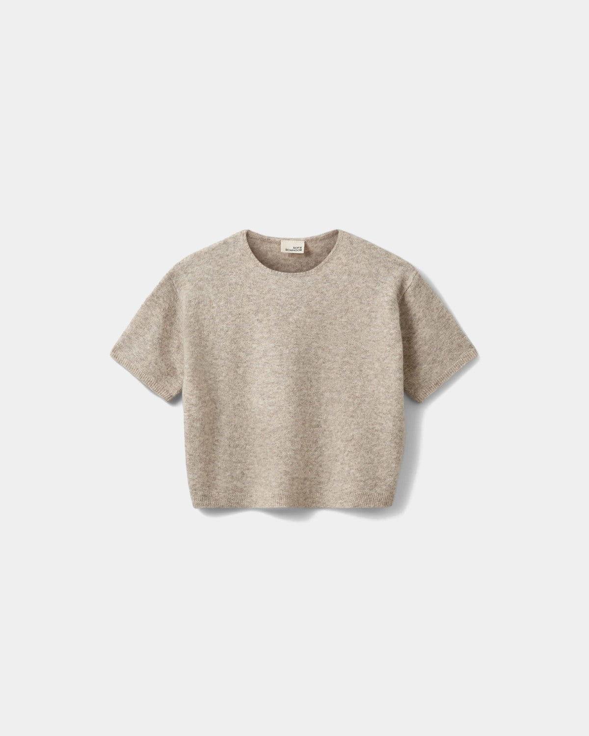 Sofie Schnoor YOUNG CERINSY STRIK Bluse 7131 Beige Melange