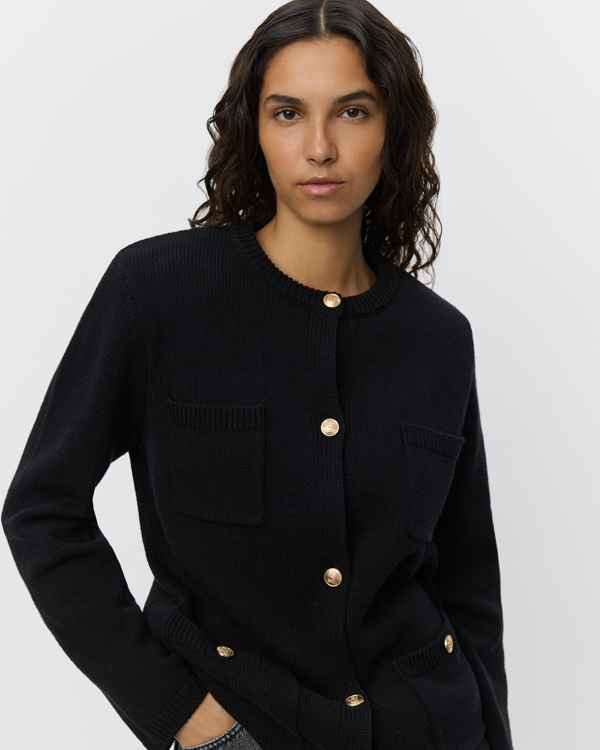 Sofie Schnoor WOMEN CLAIRESW CARDIGAN Cardigan 1000 Black