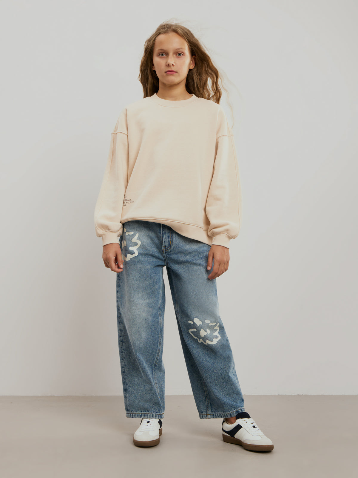 Sofie Schnoor YOUNG ELINSY SWEATSHIRT Sweatshirt 7146 Fog