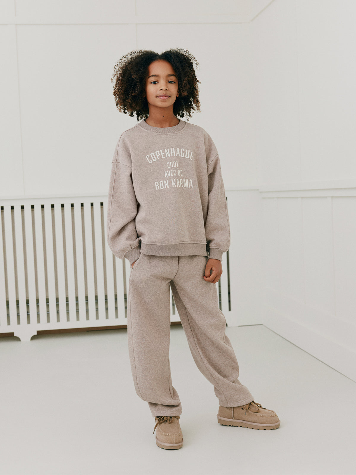 Sofie Schnoor YOUNG ELINSY SWEATSHIRT Sweatshirt 7071 Brown melange