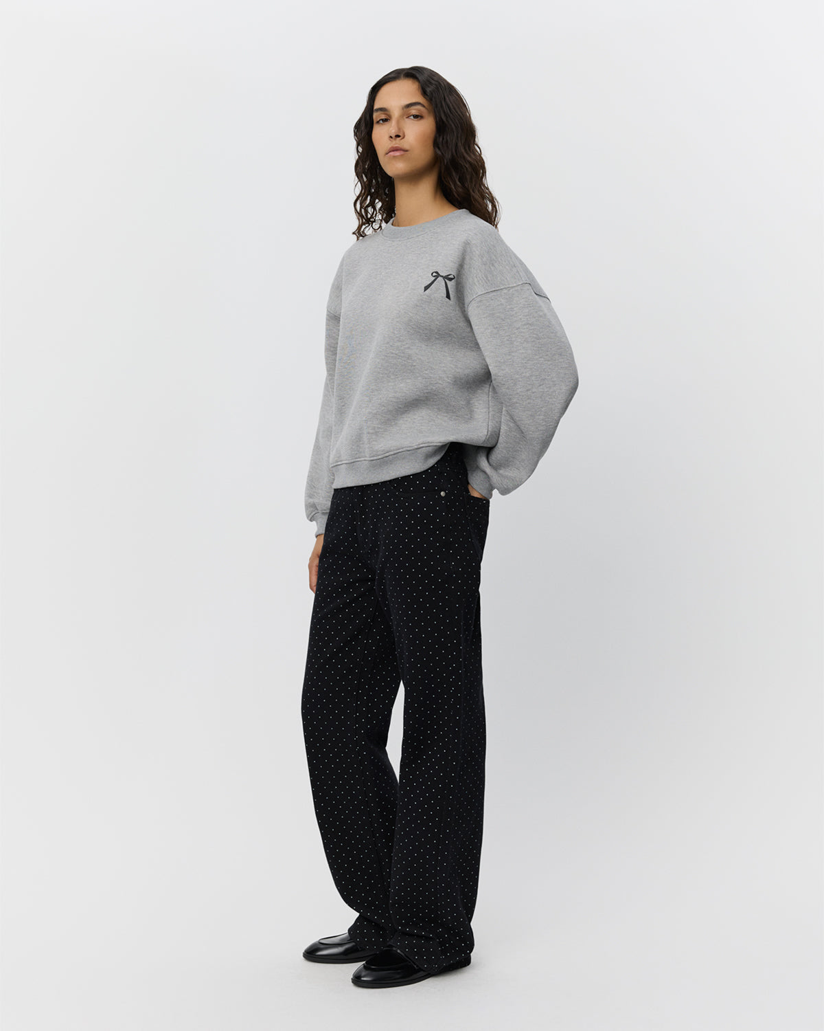 Sofie Schnoor WOMEN ELISW SWEATSHIRT Sweatshirt 8010 Grey melange