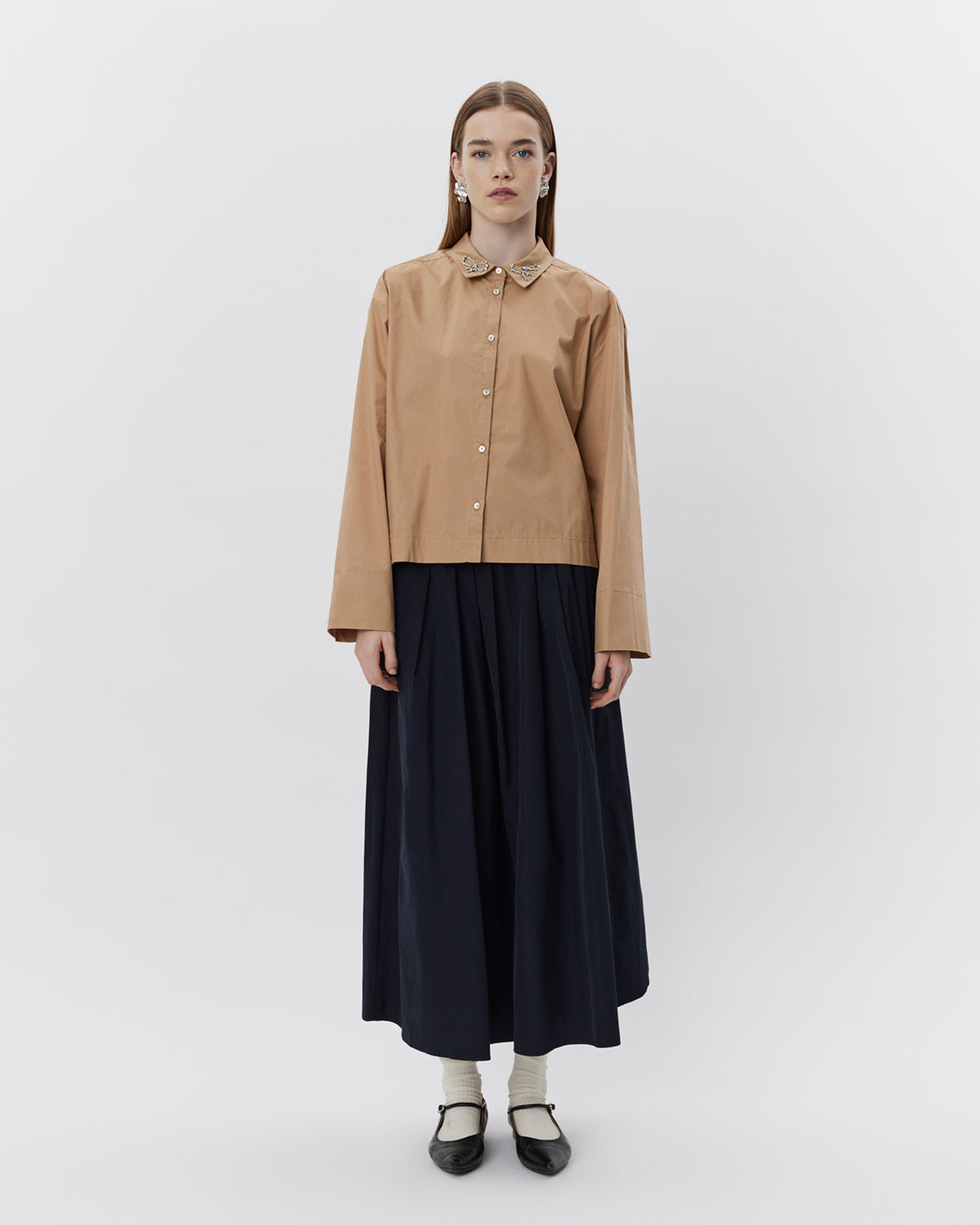 Sofie Schnoor WOMEN ELLIDASW SKJORTE Skjorte 7012 Camel