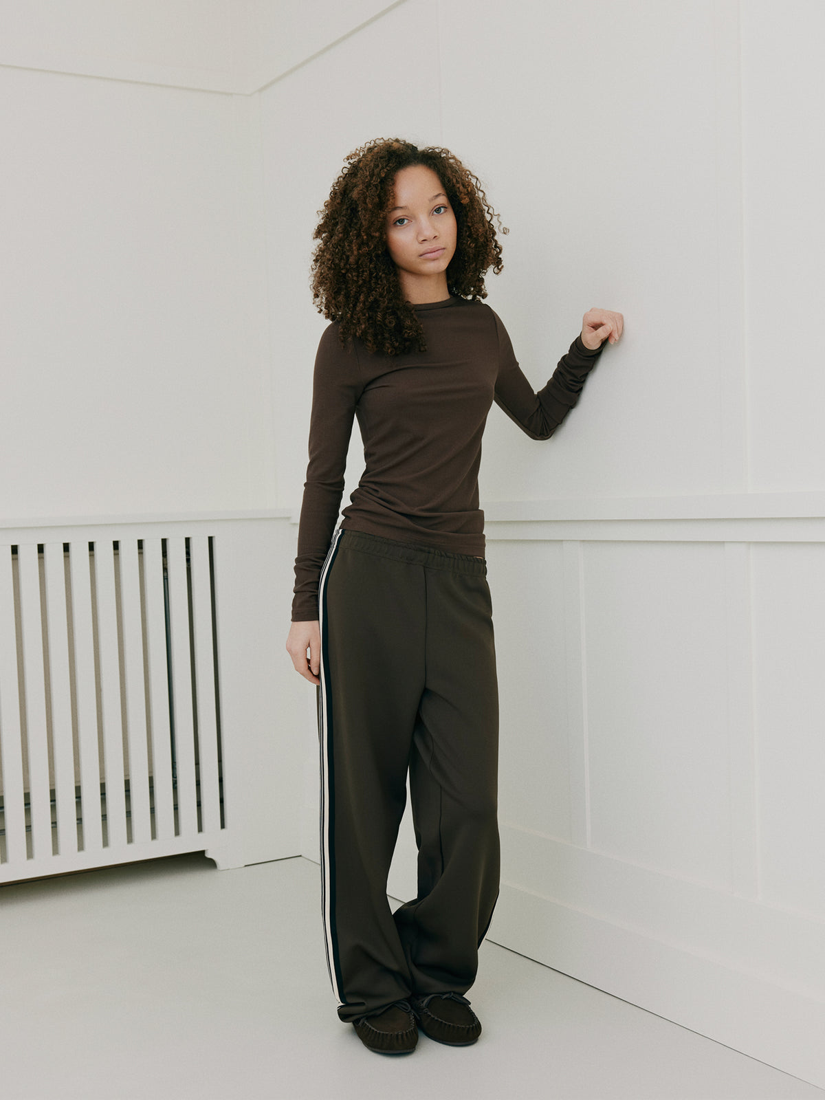 Sofie Schnoor YOUNG GABBISY BUKS Sweatpants 7014 Brown