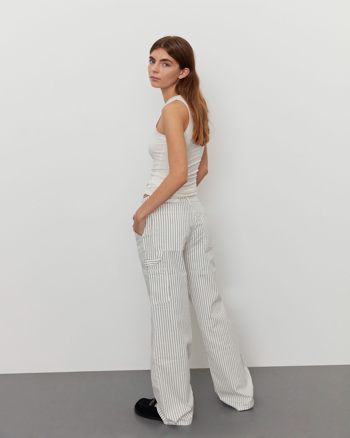 Sofie Schnoor WOMEN GITTESW BUKSER Buks 0140 Off White Striped