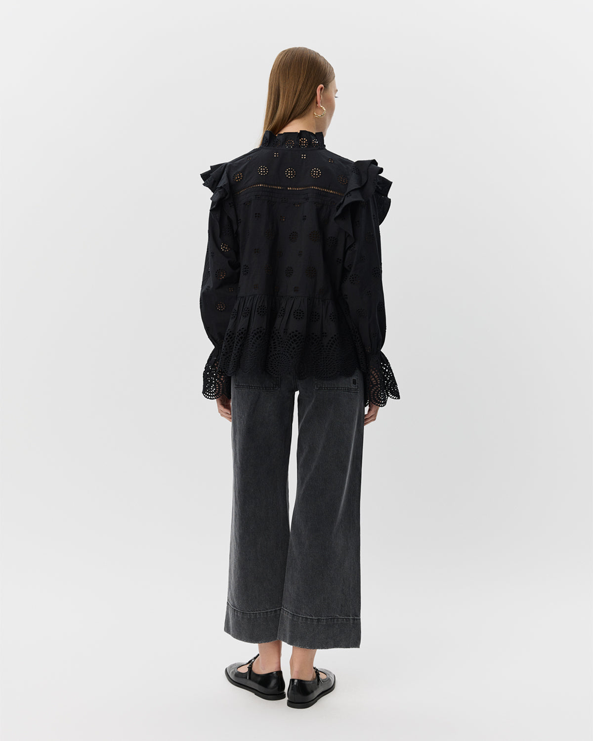 Sofie Schnoor WOMEN HAZELLESW BLUSE Bluse 1000 Black