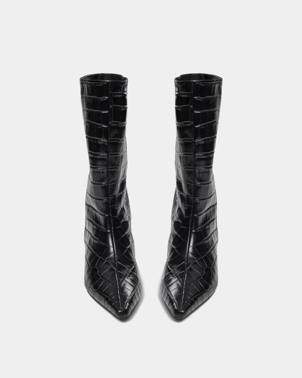 Sofie Schnoor WOMEN HELLASW CROCO LÆDERSTØVLE Støvle 1000 Black