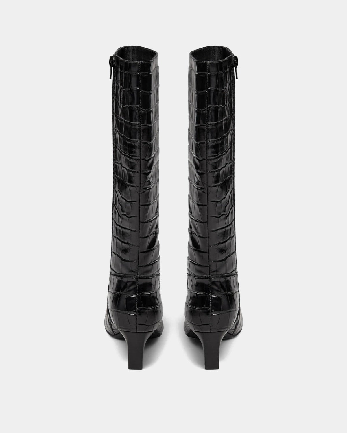 Sofie Schnoor WOMEN HENNIESW CROCO LÆDERSTØVLE Støvle 1000 Black