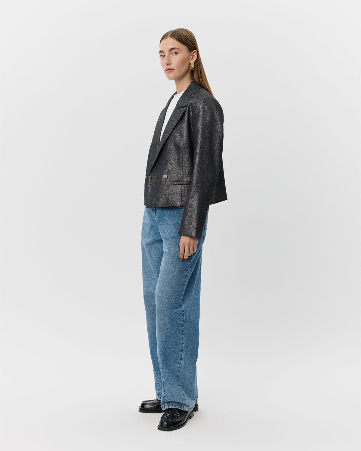 Sofie Schnoor WOMEN IMOGENSW BLAZER Blazer 1003 Black glitter