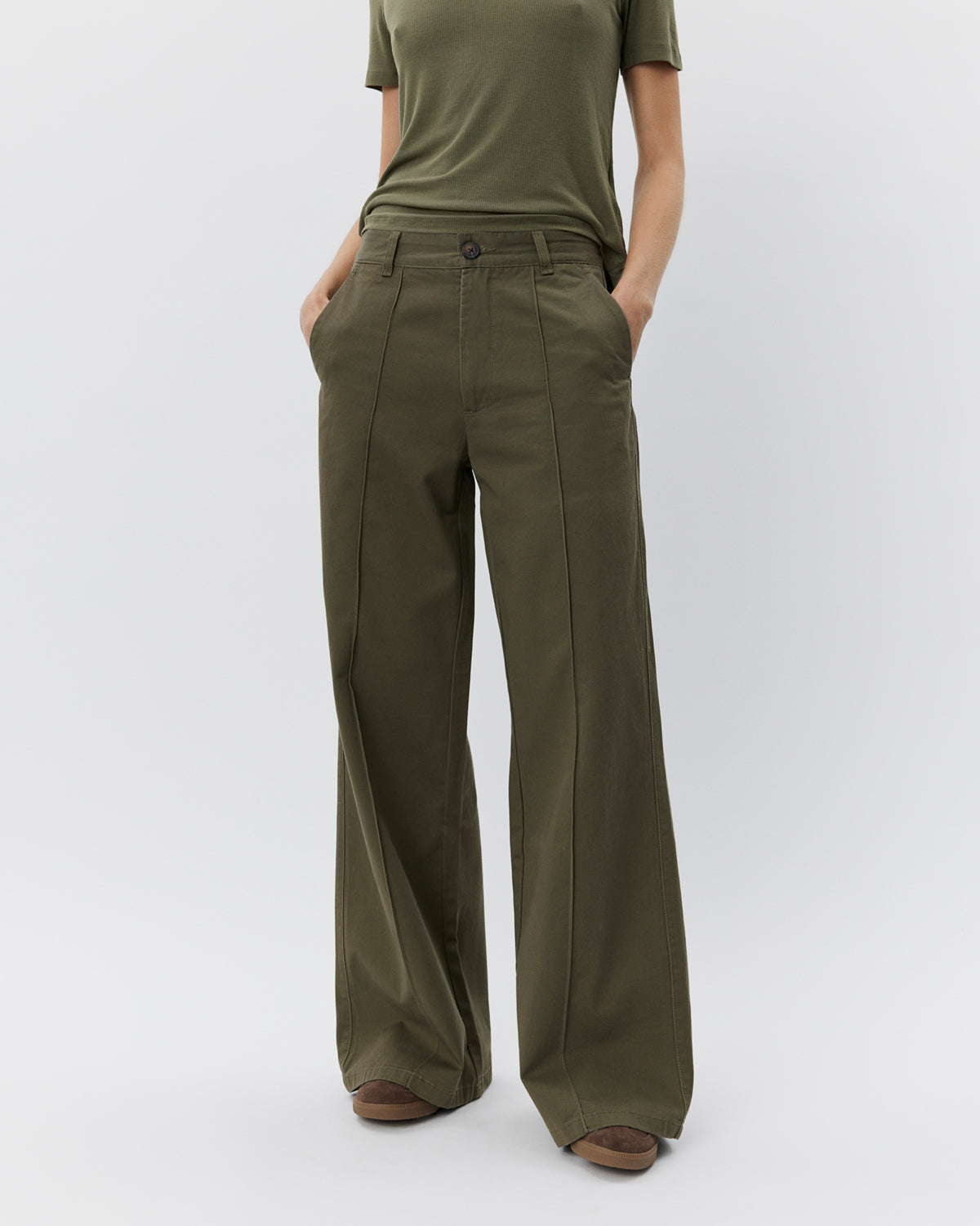 Sofie Schnoor WOMEN IZZASW BUKSER Buks 3039 Army green