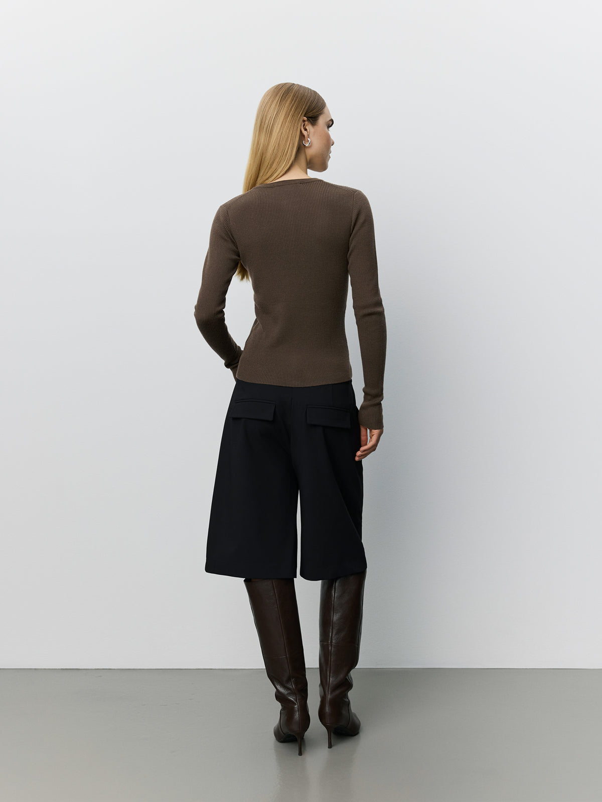 Sofie Schnoor WOMEN JULESSW STRIK CARDIGAN Cardigan 7052 Brown