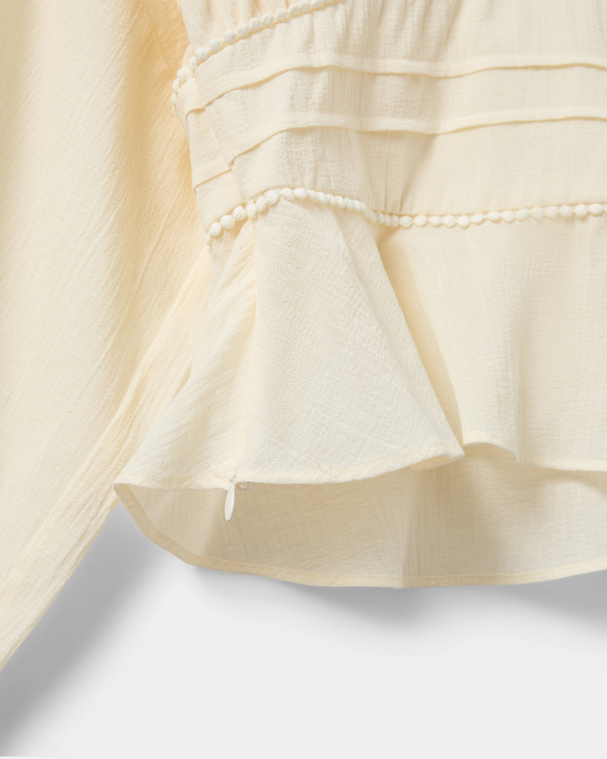 Sofie Schnoor WOMEN LOUSW BLONDE-DETALJE BLUSE Bluse 0159 Cream White