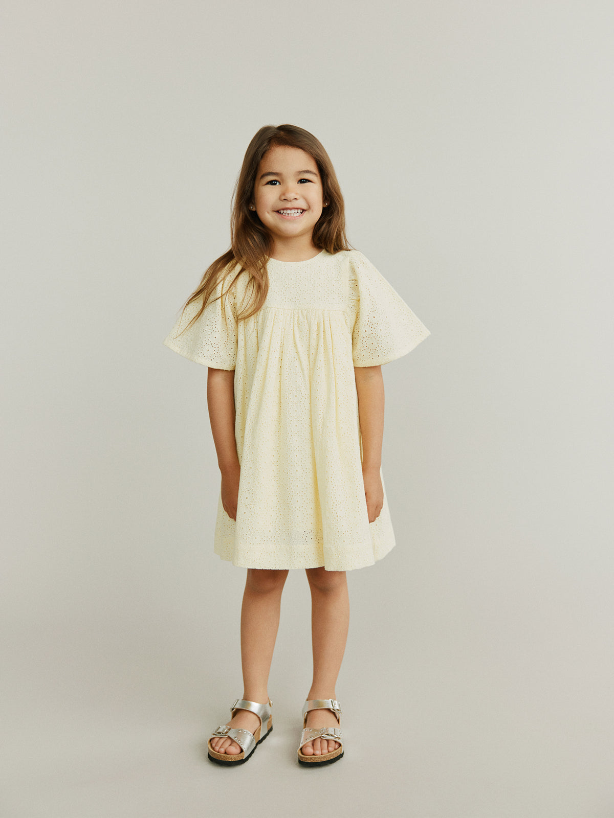 Sofie Schnoor KIDS LISSIEKB KJOLE Kjole 2042 Butter Yellow