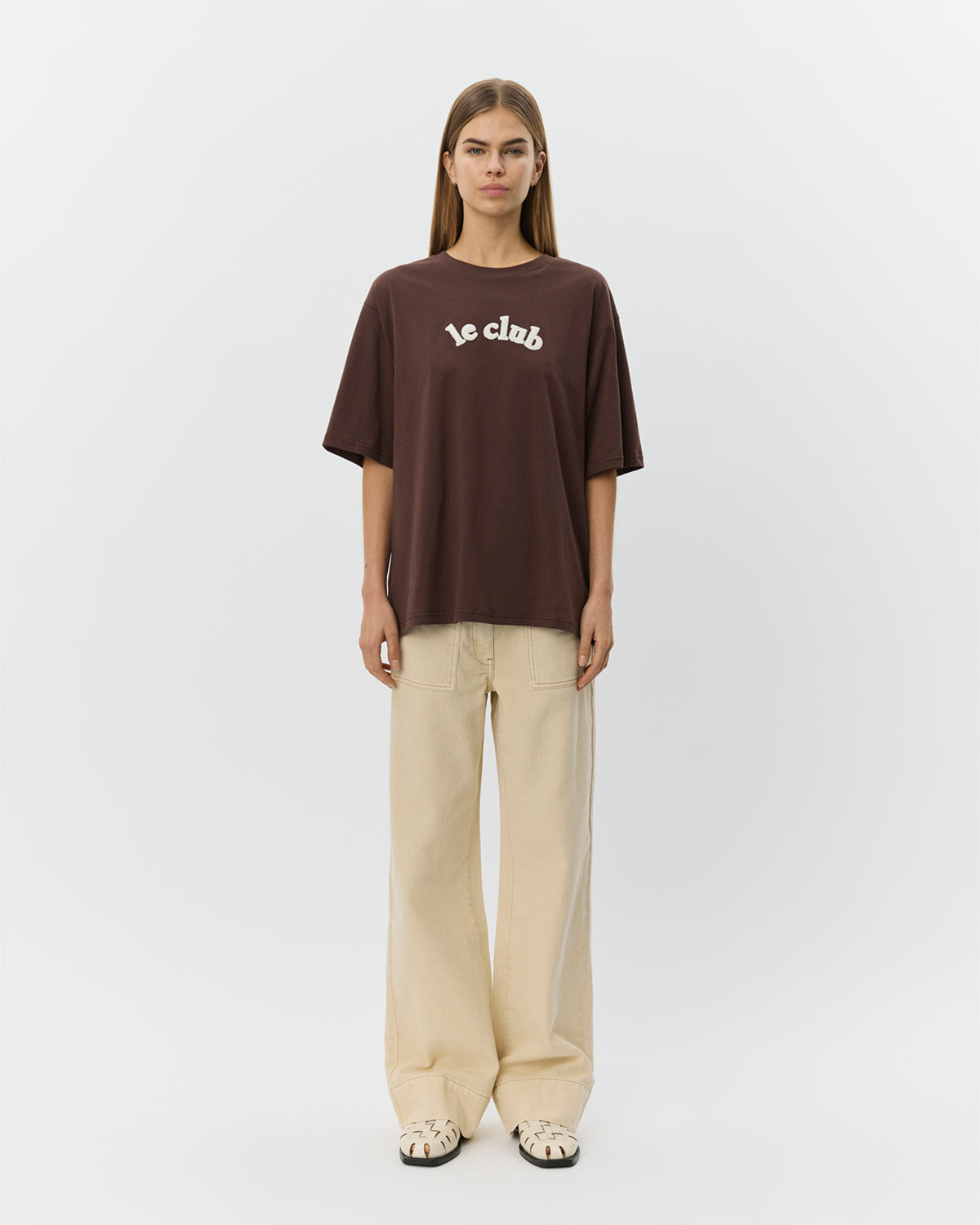 Sofie Schnoor WOMEN MAESW OVERSIZE T-SHIRT T-shirt 7025 Dark brown