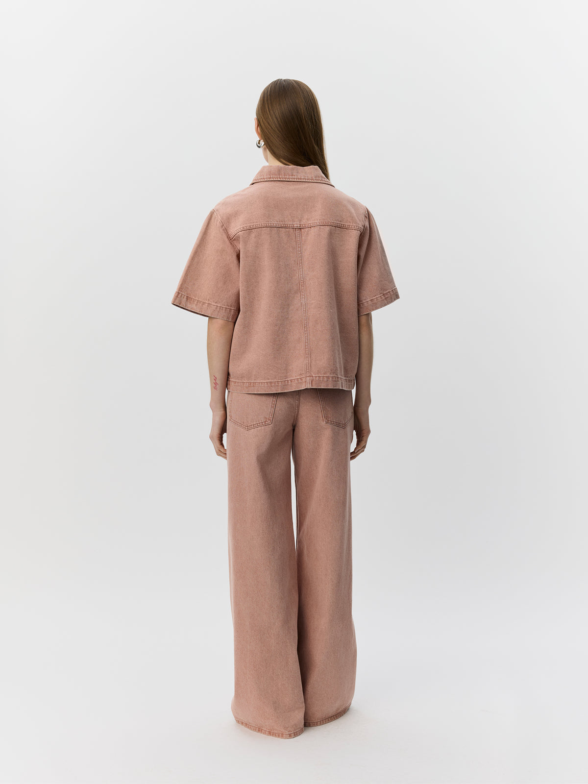 Sofie Schnoor WOMEN MANJASW KORTÆRMET DENIM SKJORTE Skjorte 9102 Rose Denim