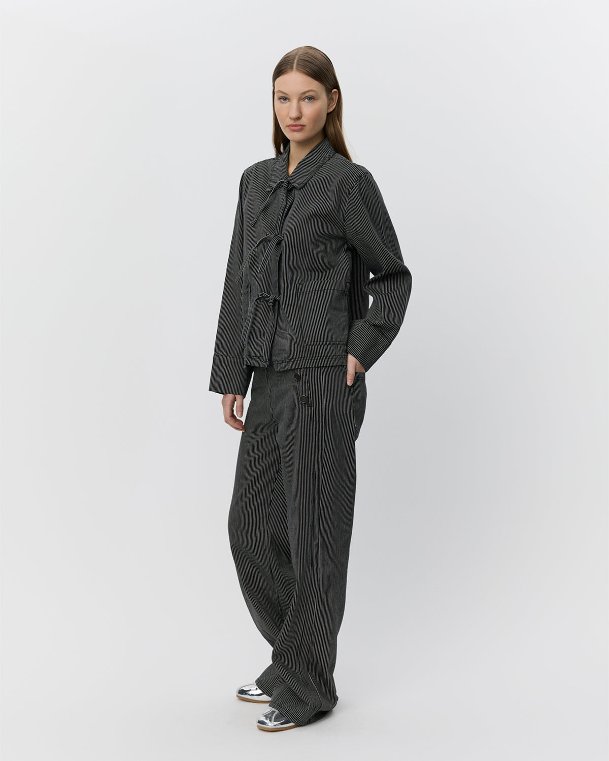 Sofie Schnoor WOMEN MARLOSW JAKKE Jakke 1017 Black striped