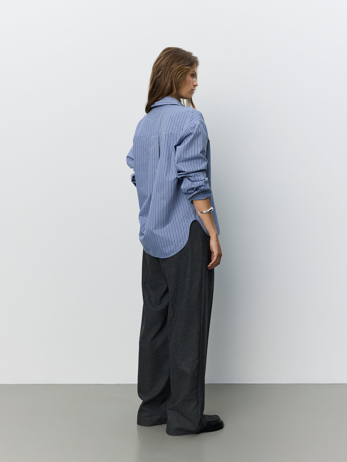 Sofie Schnoor WOMEN MASHASW STRIPET SKJORTE Skjorte 5080 Dusty blue
