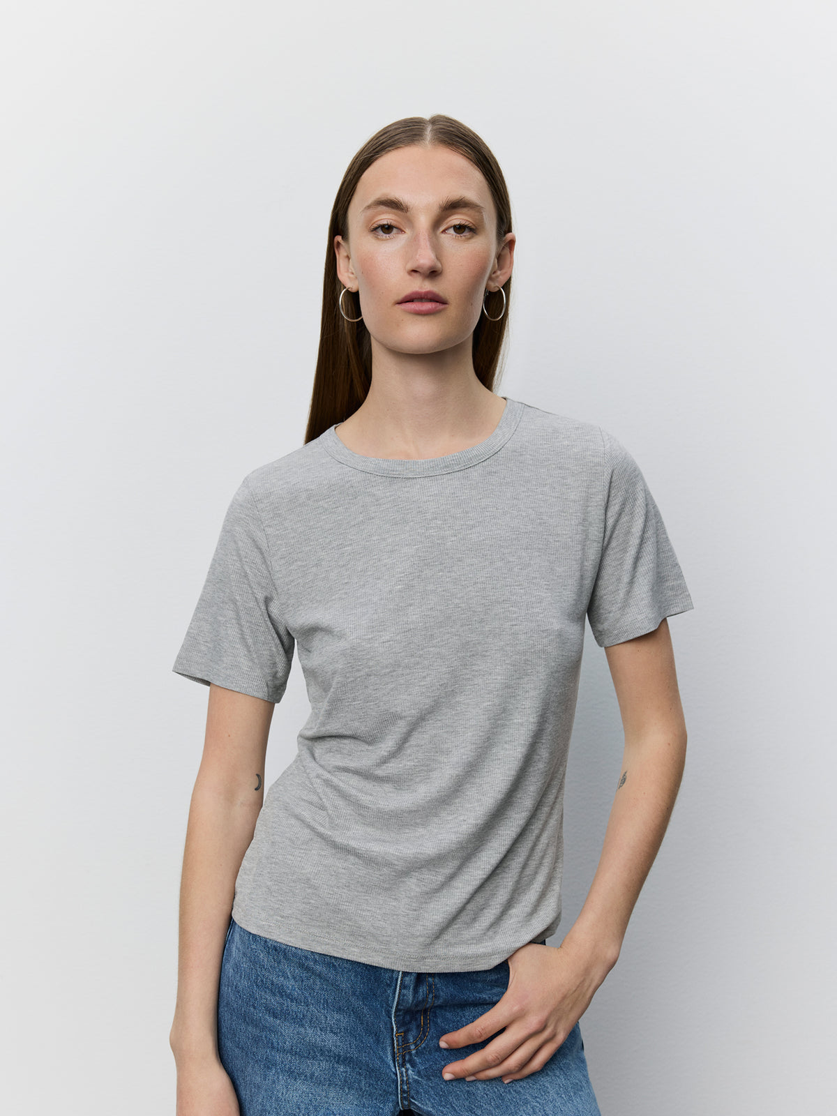 Sofie Schnoor WOMEN NATALIASW T-SHIRT T-shirt 8000 Grey mel