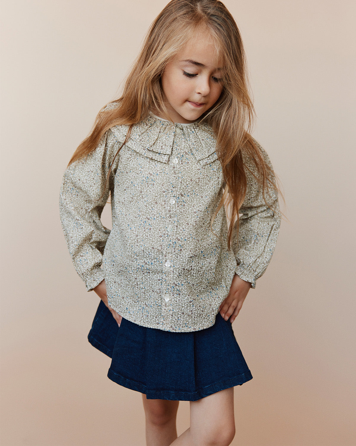 Sofie Schnoor KIDS NUMASK NEDERDEL Nederdel 5090 Dark denim blue