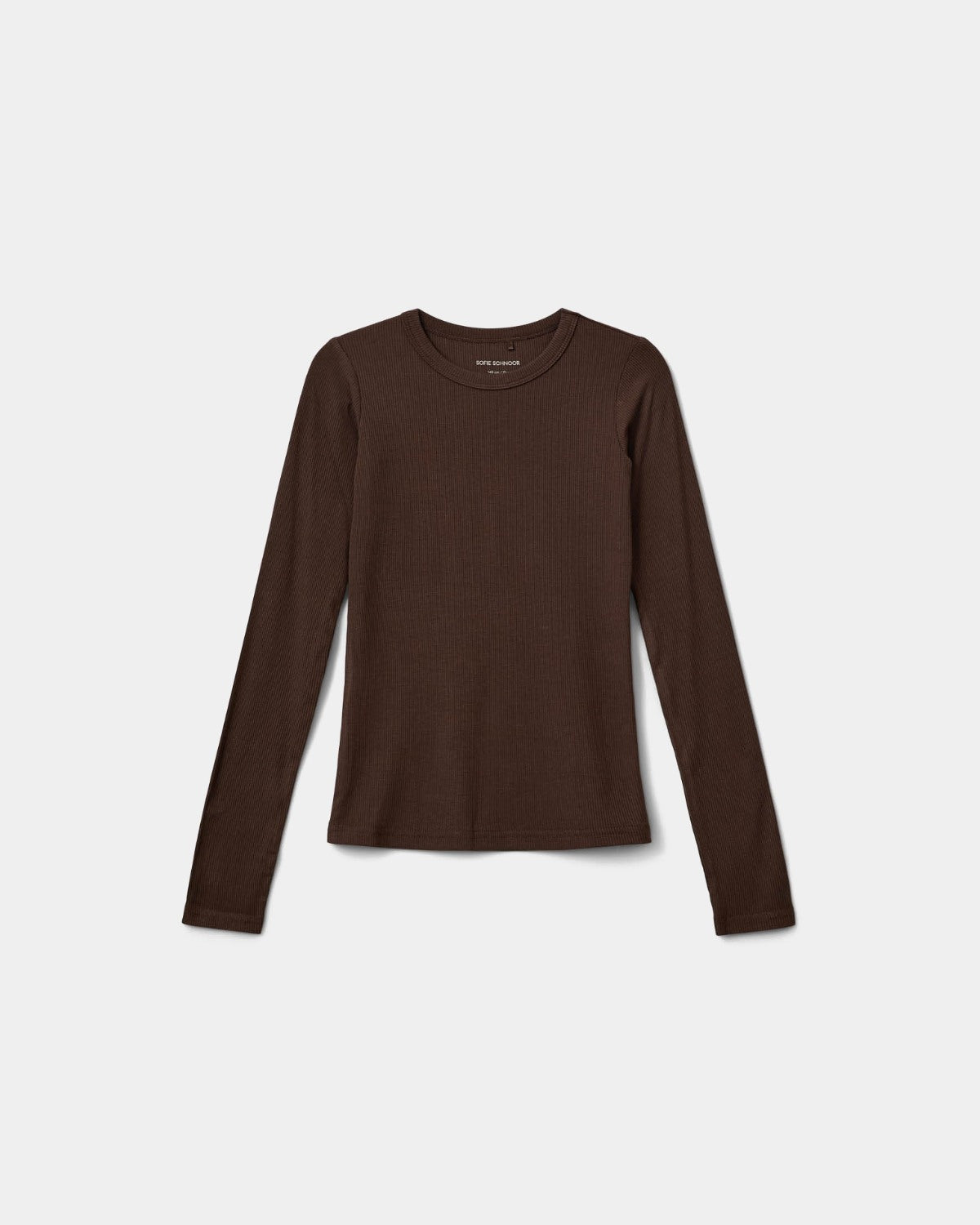 Sofie Schnoor KIDS PETRICIASK T-SHIRT LANGÆRMET T-shirt lang ærmet 7129 Brown Fudge