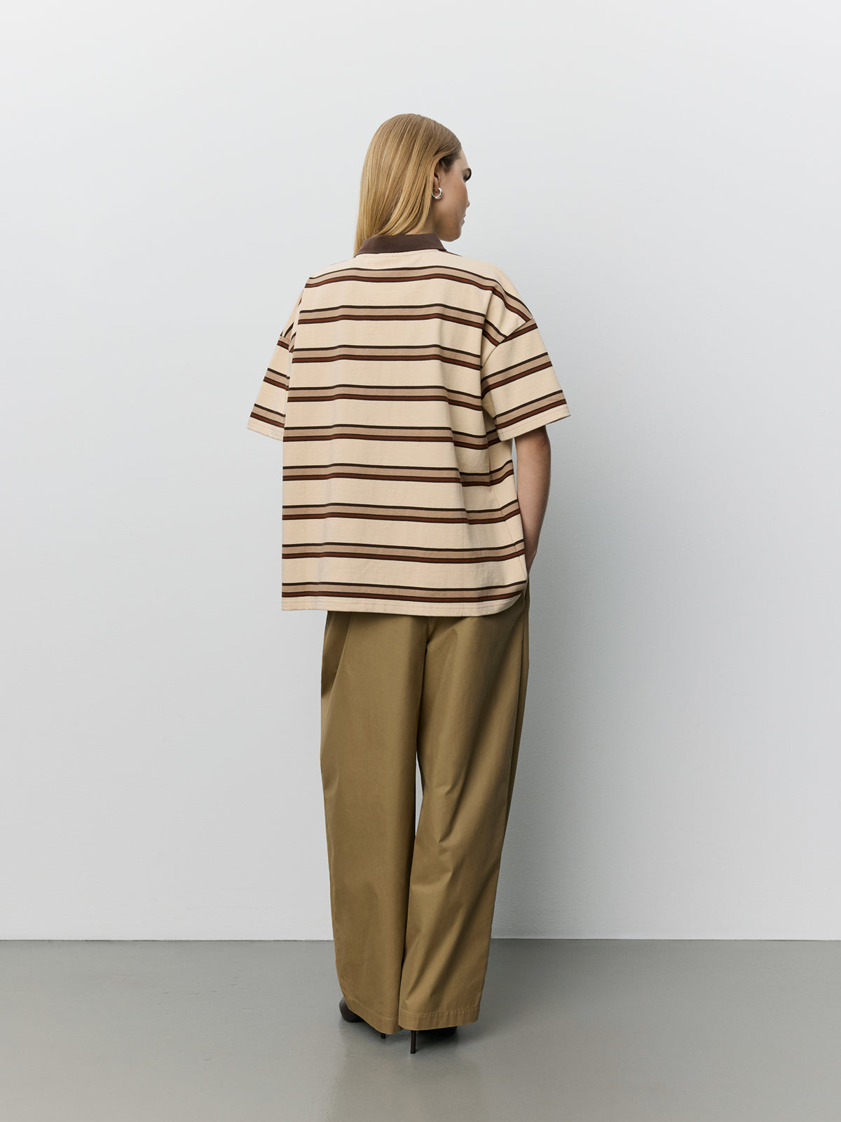 Sofie Schnoor WOMEN PILSW POLO T-SHIRT T-shirt 7113 Brown Striped