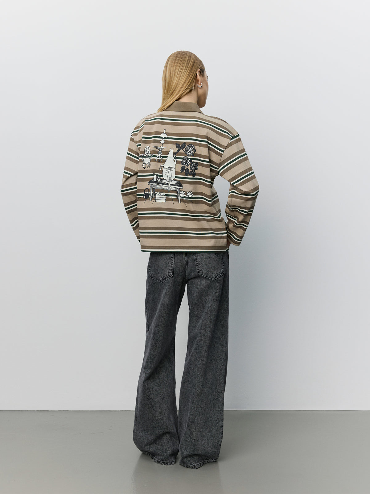 Sofie Schnoor WOMEN PRIASW MOOMIN LANGÆRMET POLO T-shirt lang ærmet 7113 Brown Striped