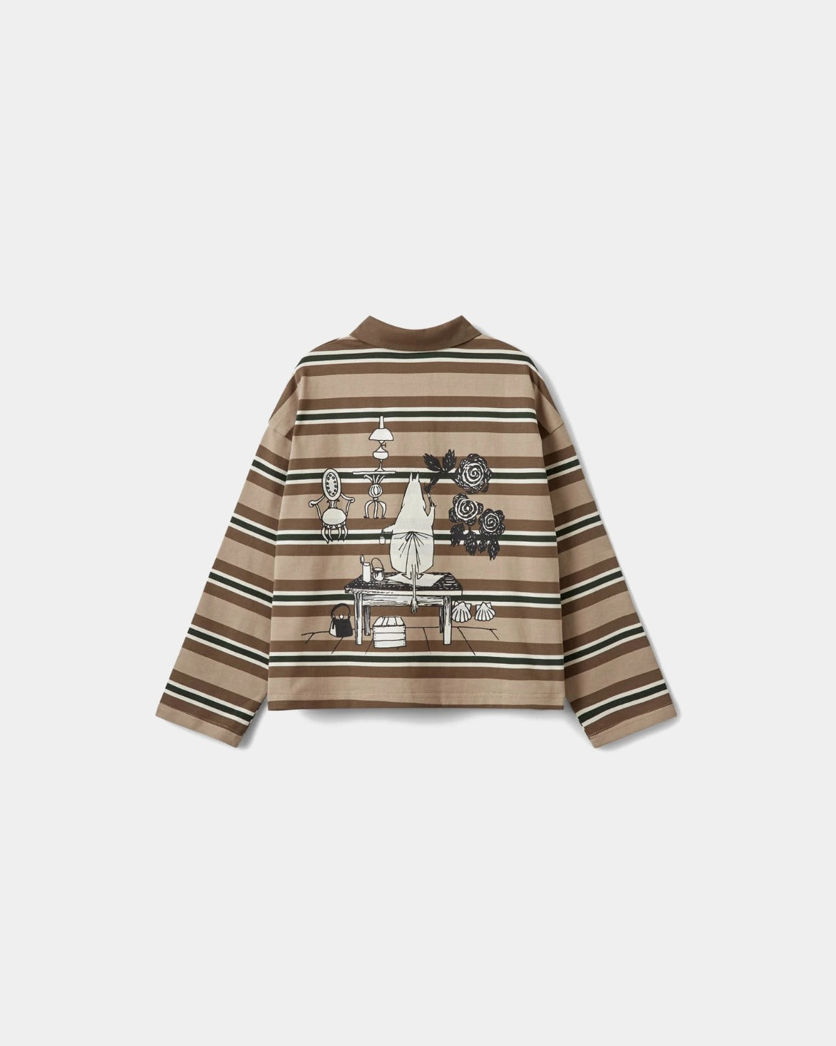 Sofie Schnoor YOUNG PRIASY MOOMIN POLO T-shirt 7113 Brown Striped