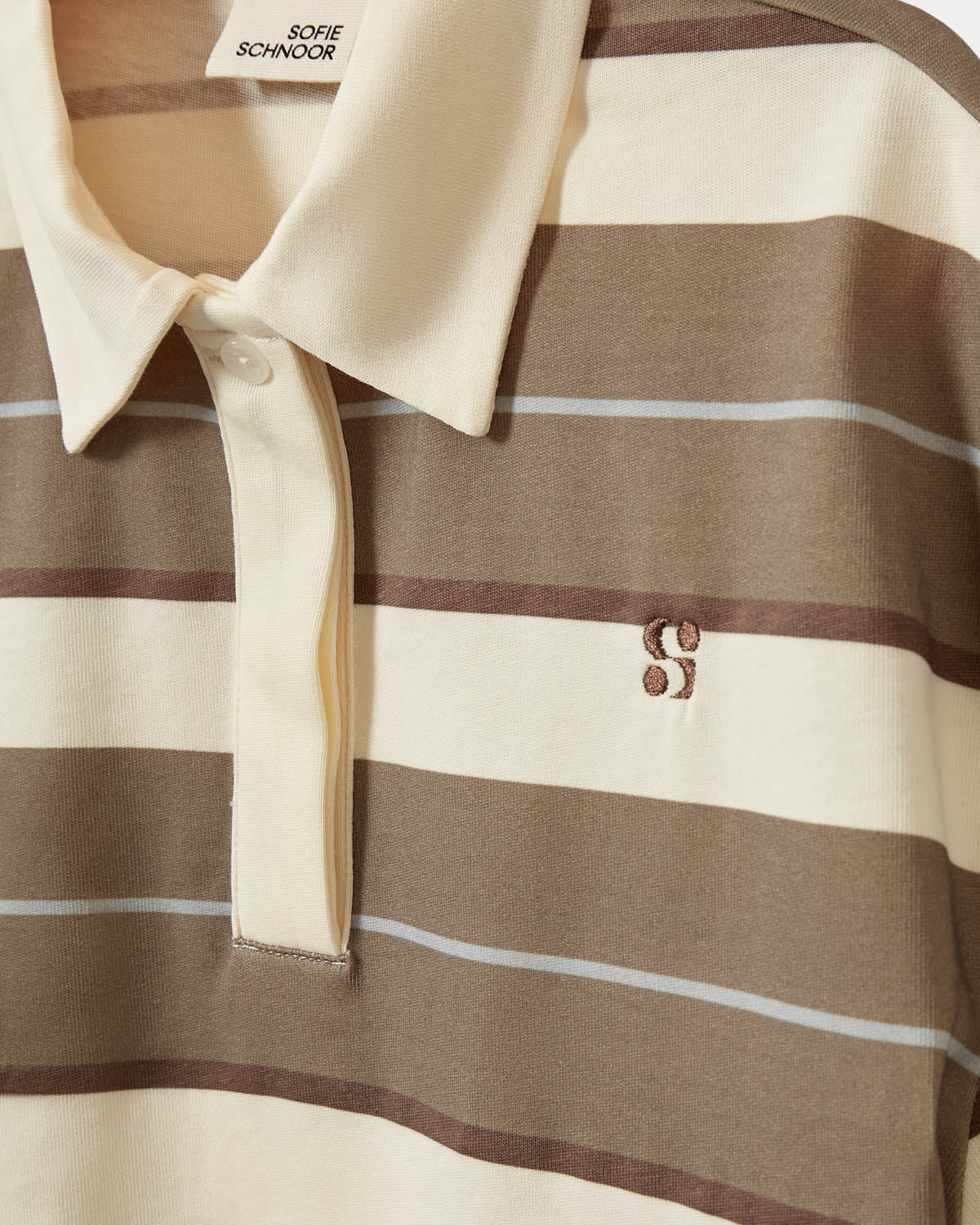 Sofie Schnoor YOUNG PILSY POLO T-shirt 0140 Off White Striped