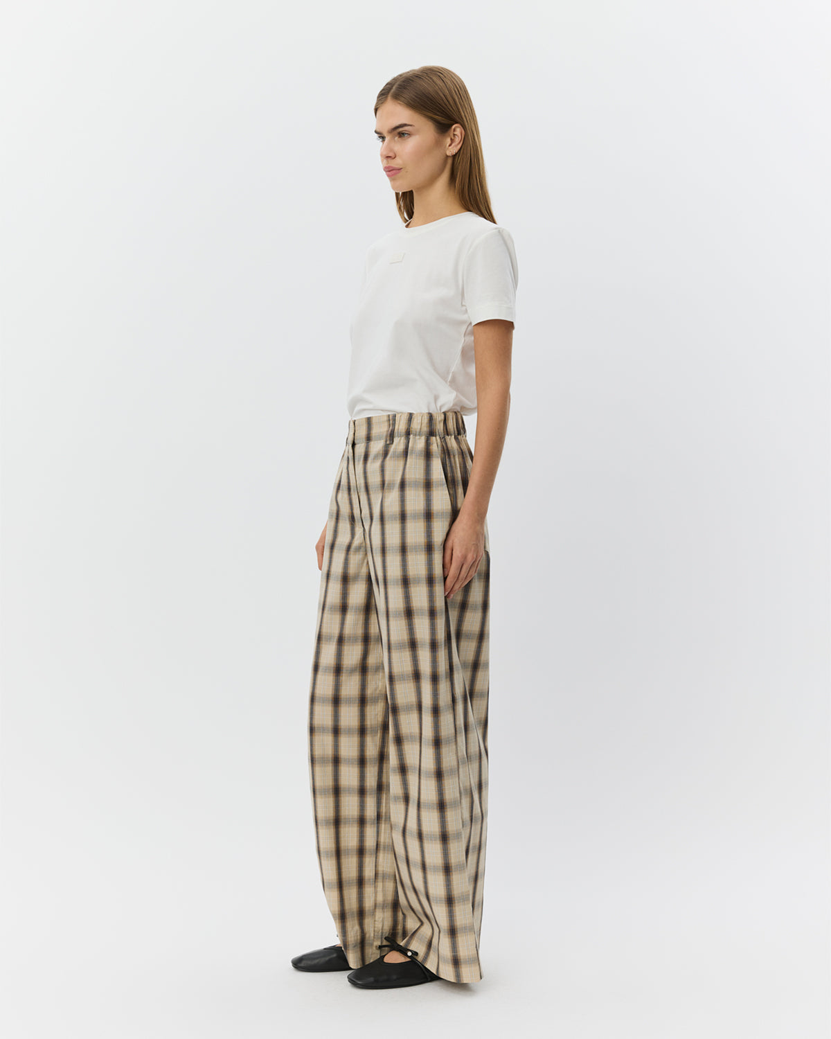 Sofie Schnoor WOMEN REINESW TERNET BUKSER Buks 8040 Grey check