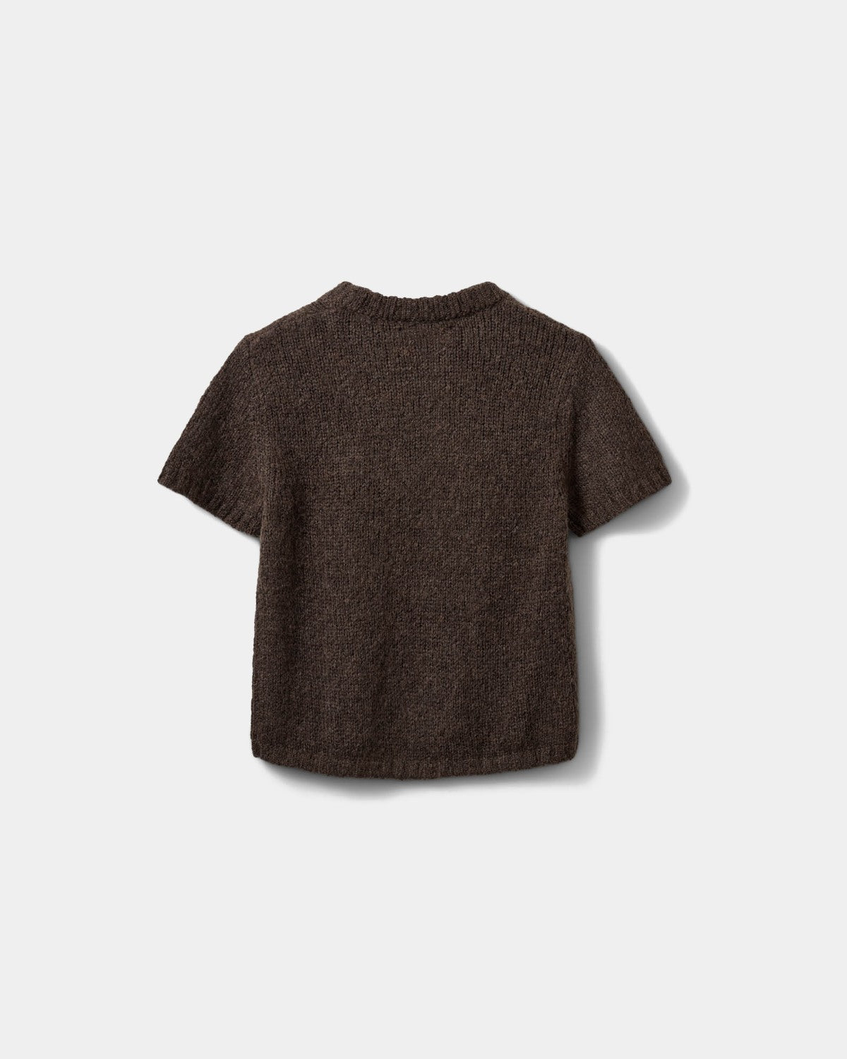 Sofie Schnoor WOMEN SAGASW KORTÆRMET STRIK SWEATER Strik 7025 Dark brown