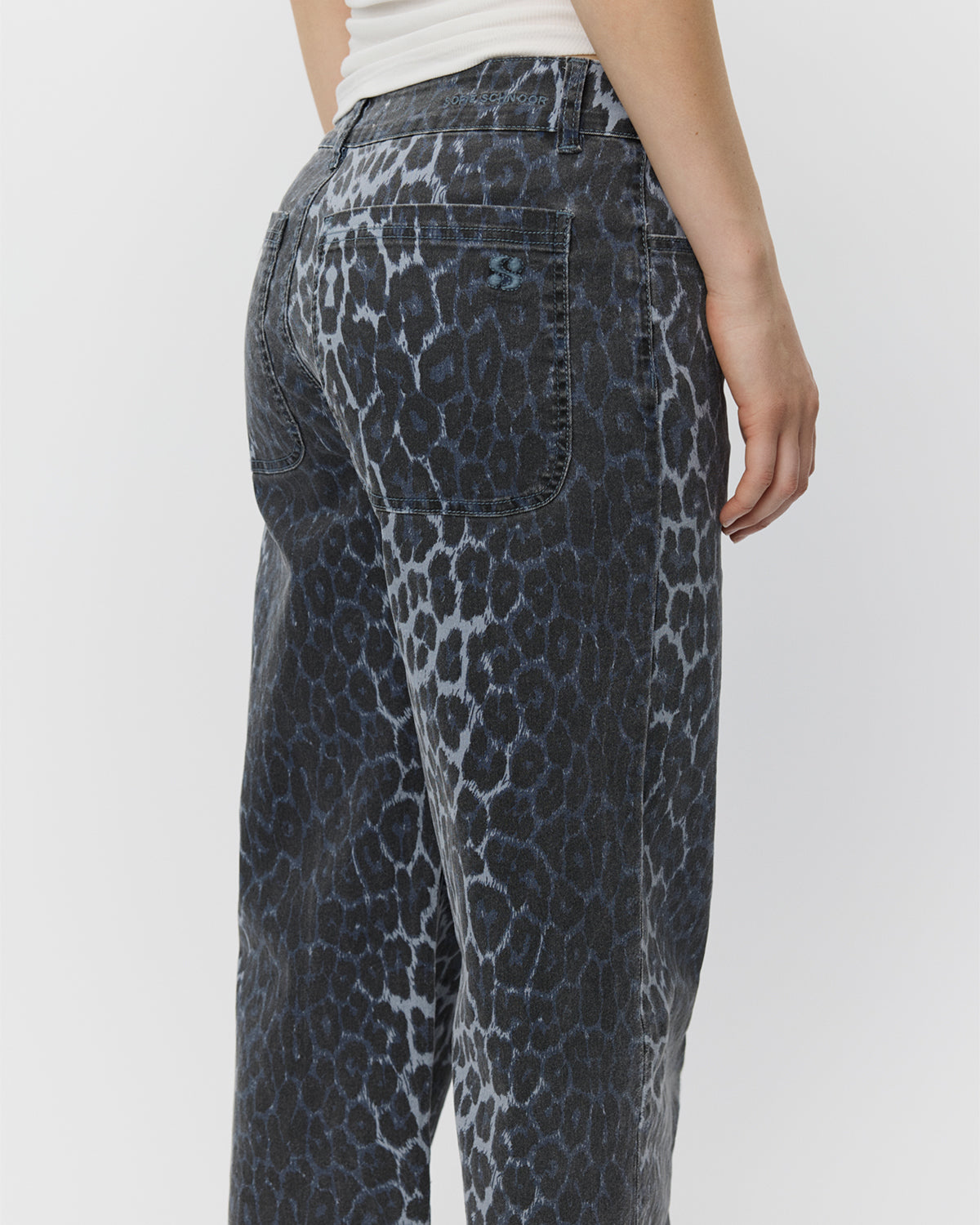Sofie Schnoor WOMEN SIENNASW LEOPARD BUKSER Buks 5036 Blue
