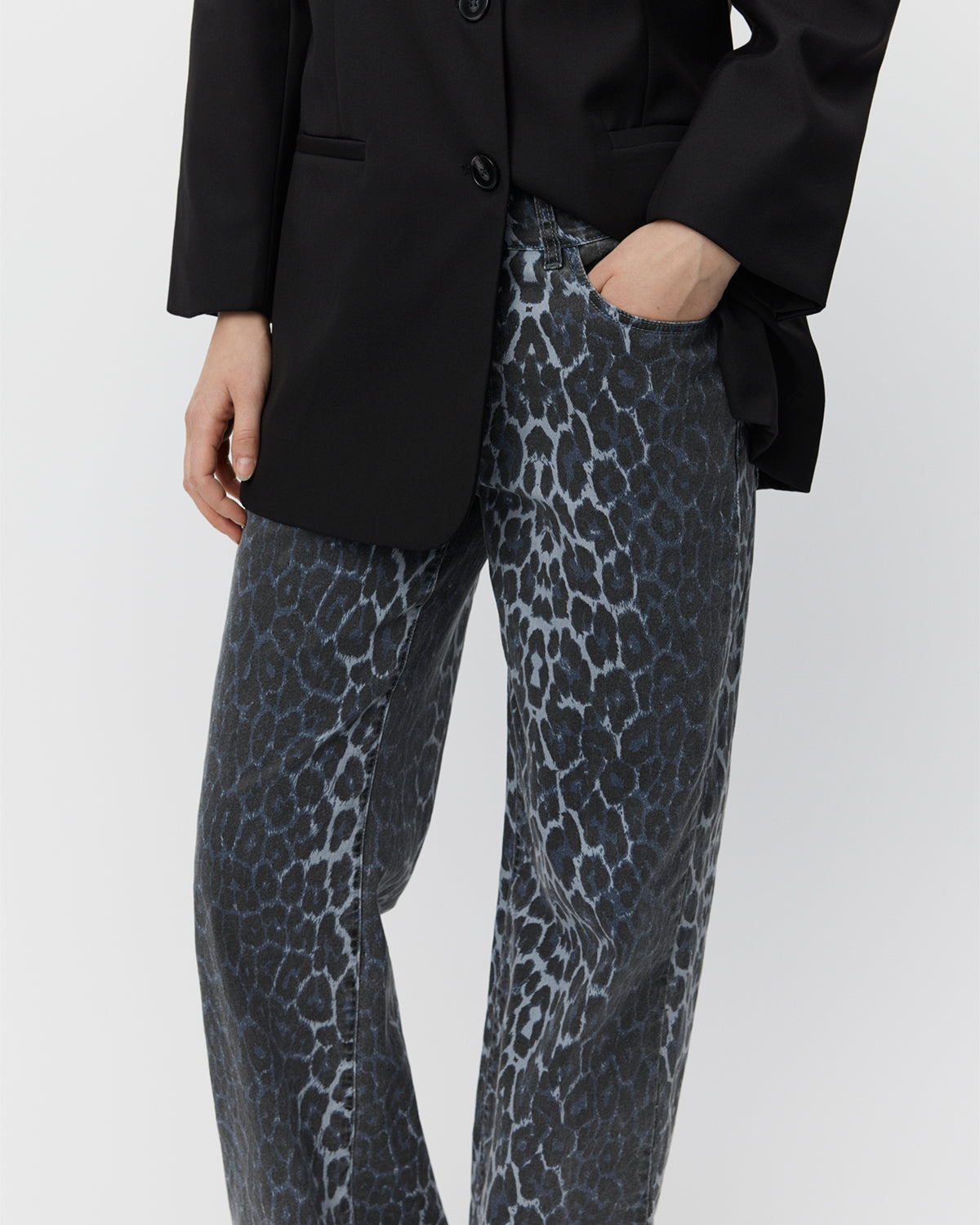 Sofie Schnoor WOMEN SIENNASW LEOPARD BUKSER Buks 5036 Blue