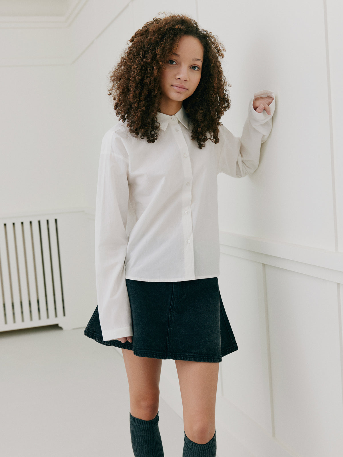 Sofie Schnoor YOUNG SYLVIASY SKJORTE Skjorte 0101 Off white