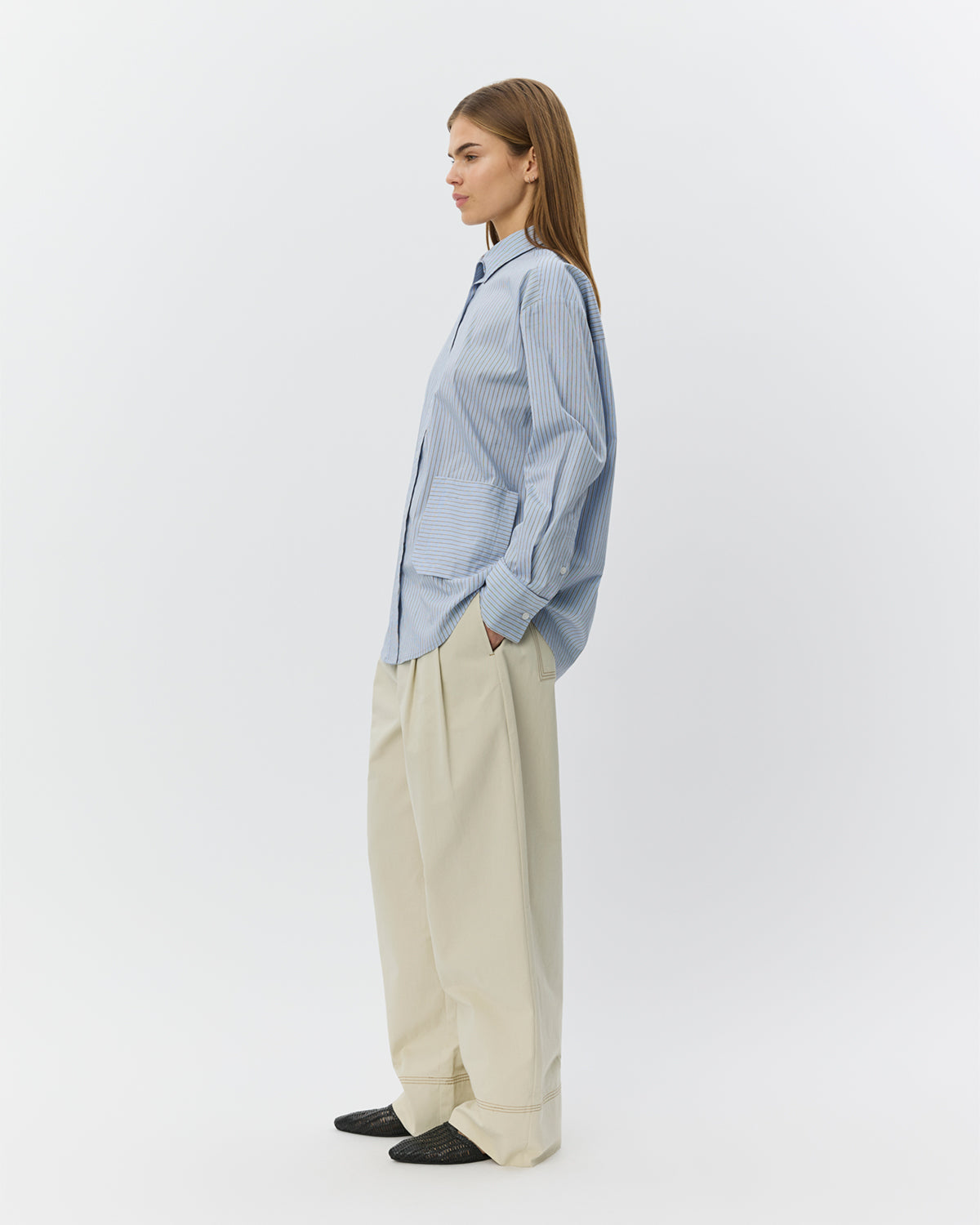 Sofie Schnoor WOMEN SYLVIESW SKJORTE Skjorte 5094 Light Blue striped