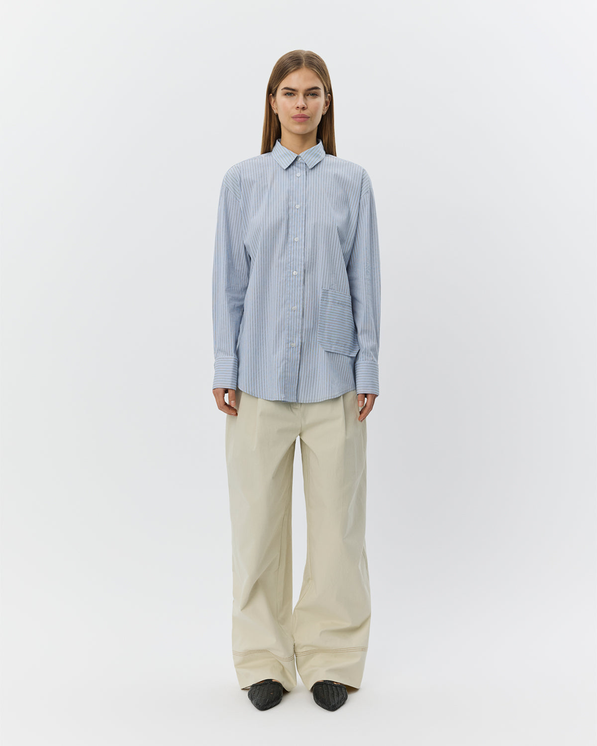 Sofie Schnoor WOMEN SYLVIESW SKJORTE Skjorte 5094 Light Blue striped