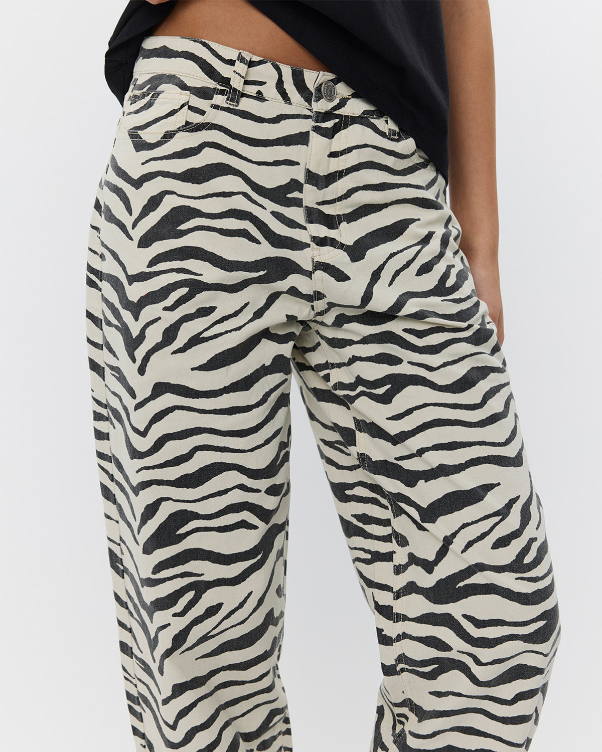 Sofie Schnoor WOMEN TOKYOSW ZEBRA JEANS Jeans 2026 Light yellow