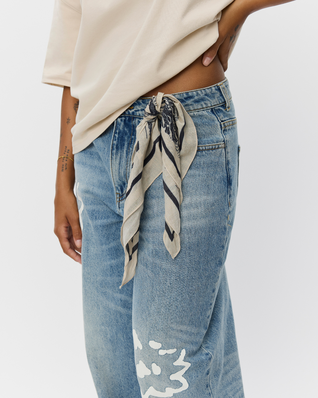 Sofie Schnoor WOMEN TOVESW MOOMIN TØRKLÆDE Tørklæde 7146 Fog