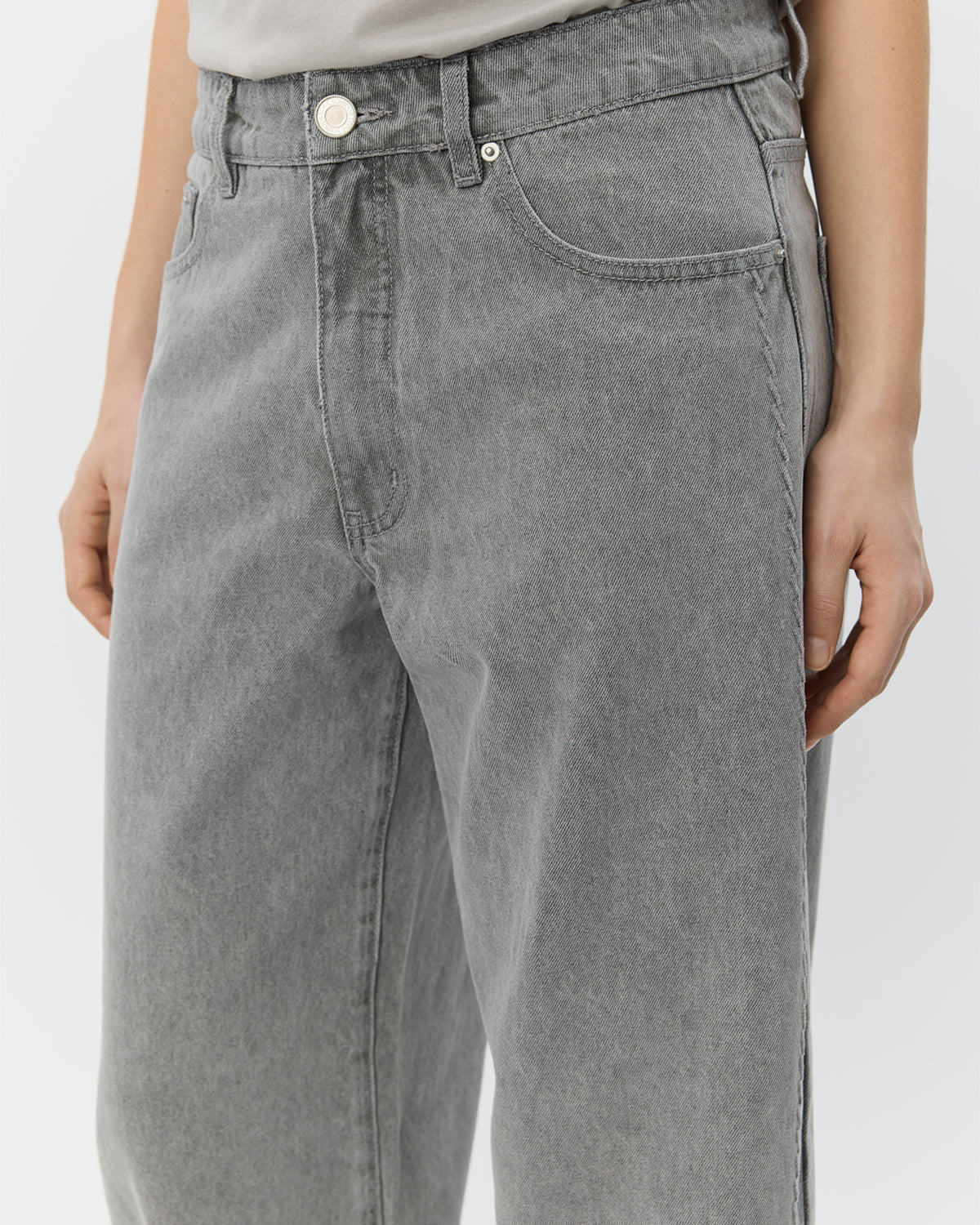 Sofie Schnoor WOMEN VALENCIASW TAPERED JEANS Jeans 8052 Stone Grey