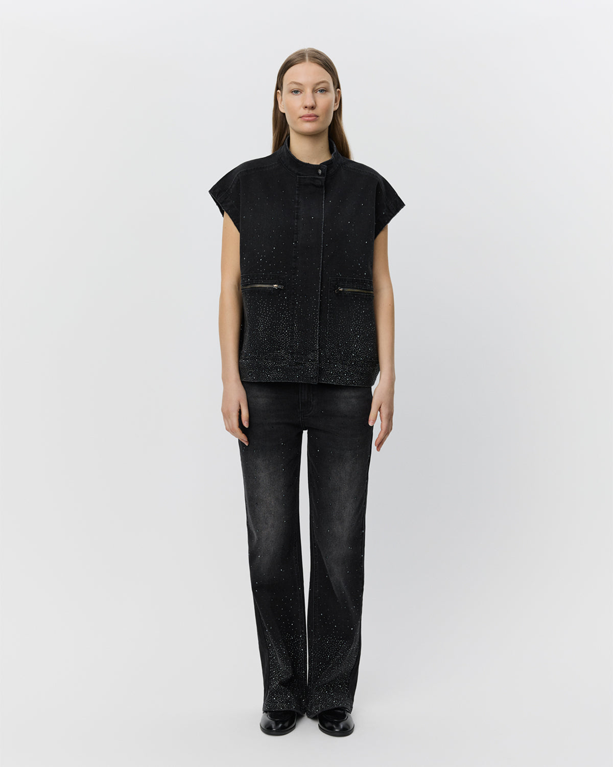 Sofie Schnoor WOMEN VEGASW VEST Vest 1015 Washed black