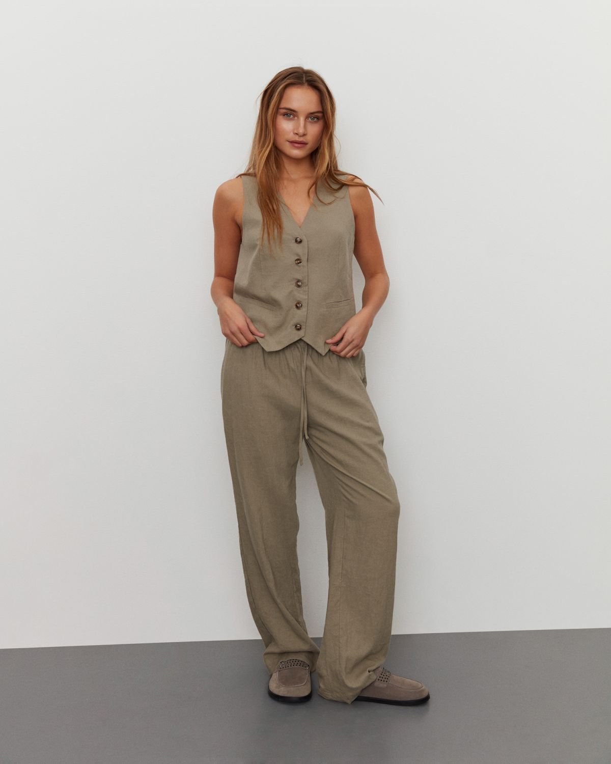 Sofie Schnoor WOMEN ABIGAILESW BUKSER Buks 9003 Khaki Army