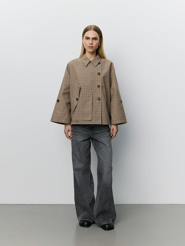 AGATHASW KARIERTE JACKE