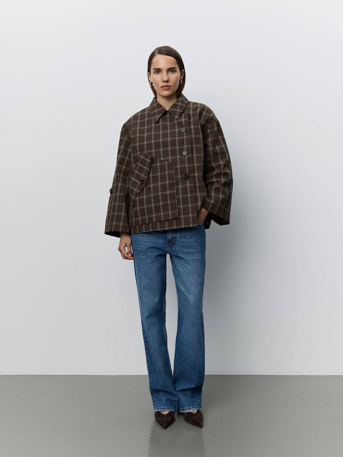 Sofie Schnoor WOMEN AGATHASW TERNET JAKKE Jakke 9147 Brown Check