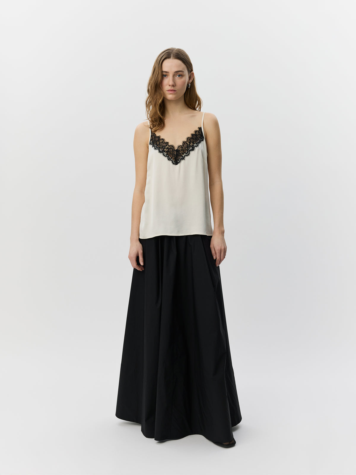 Sofie Schnoor WOMEN AGGIESW SLIP TOP Top 0159 Cream White