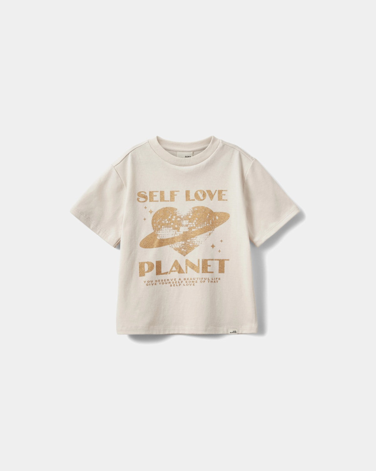 Sofie Schnoor KIDS ASTASK T-SHIRT T-shirt 0155 Stone White
