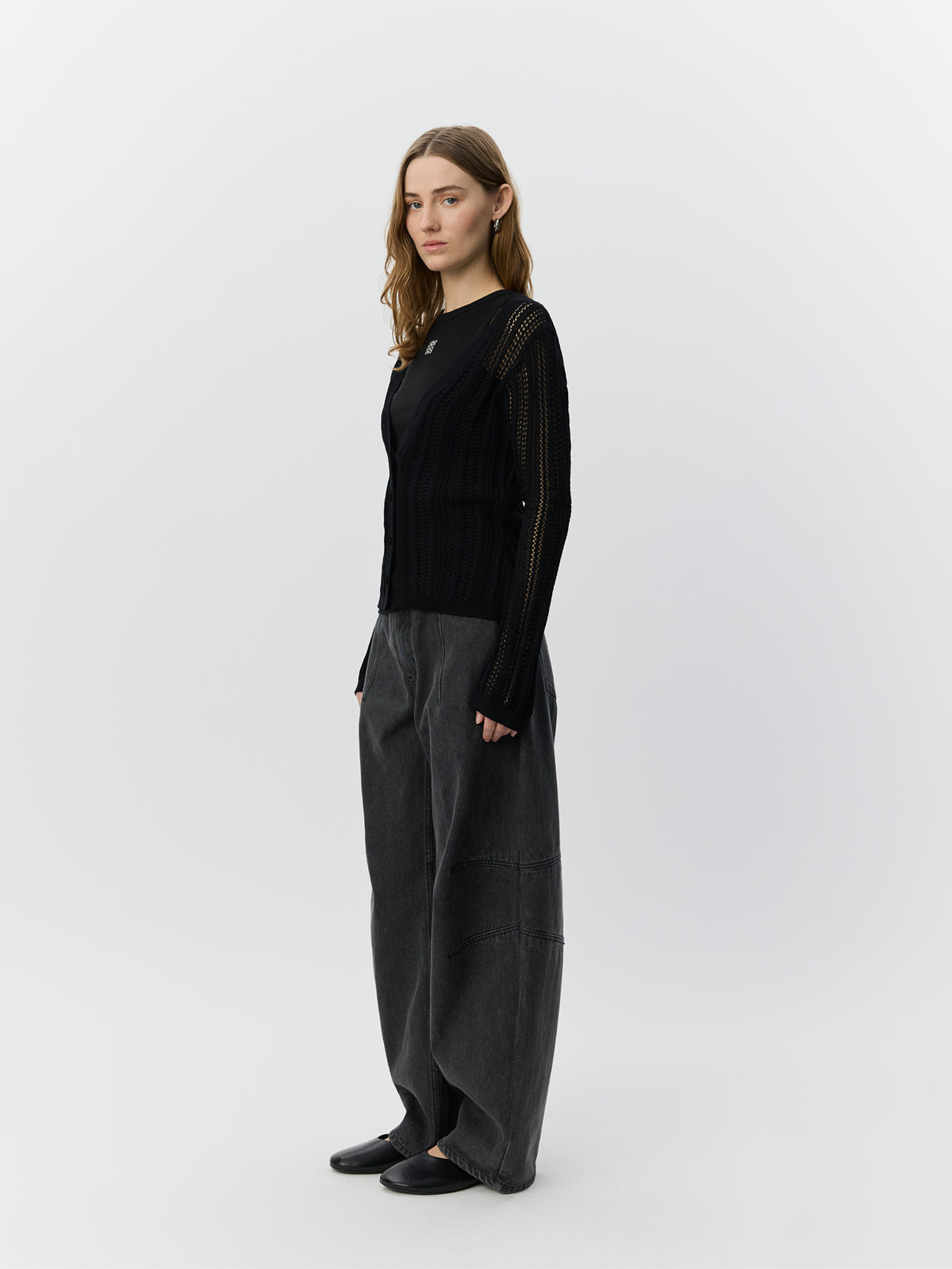 Sofie Schnoor WOMEN AYRASW STRIK CARDIGAN Strik 1000 Black