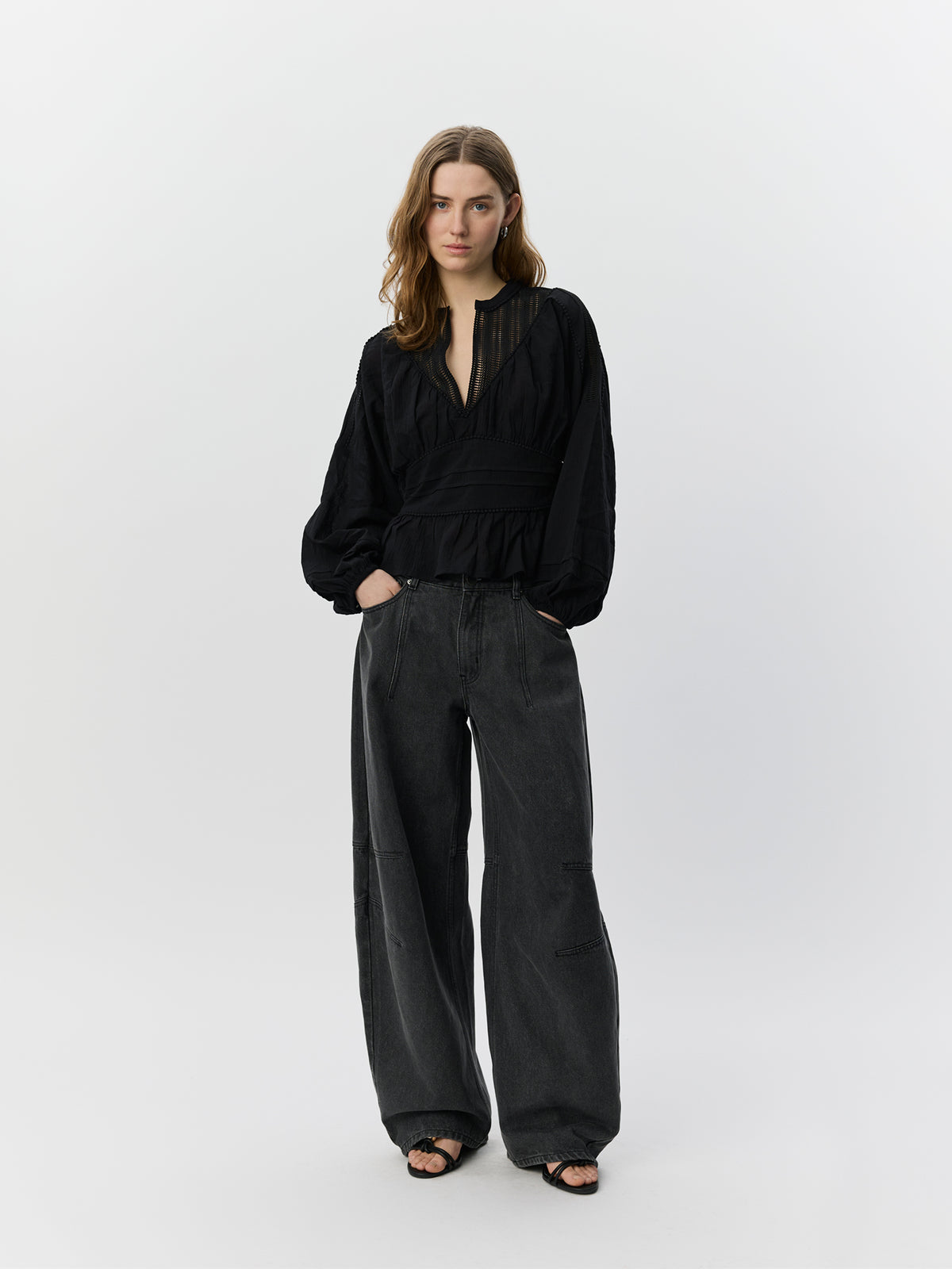 Sofie Schnoor WOMEN BECKASW JEANS Jeans 1024 Black washed Denim
