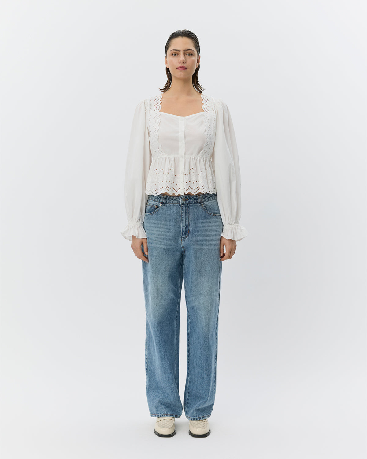 Sofie Schnoor WOMEN NORAHSW TAPEREDE JEANS Jeans 5036 Blue