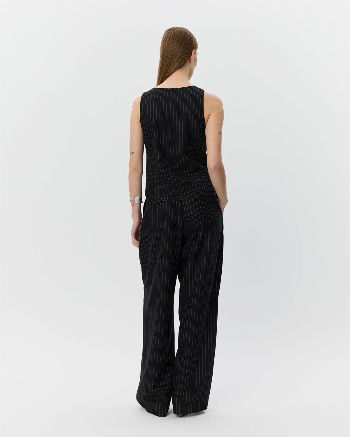 Sofie Schnoor WOMEN CARLOTTASW BUKSER Buks 0139 White Black striped